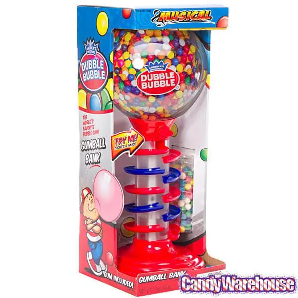 Light and Sound Spiral Gumball Machine Bank with Gumballs