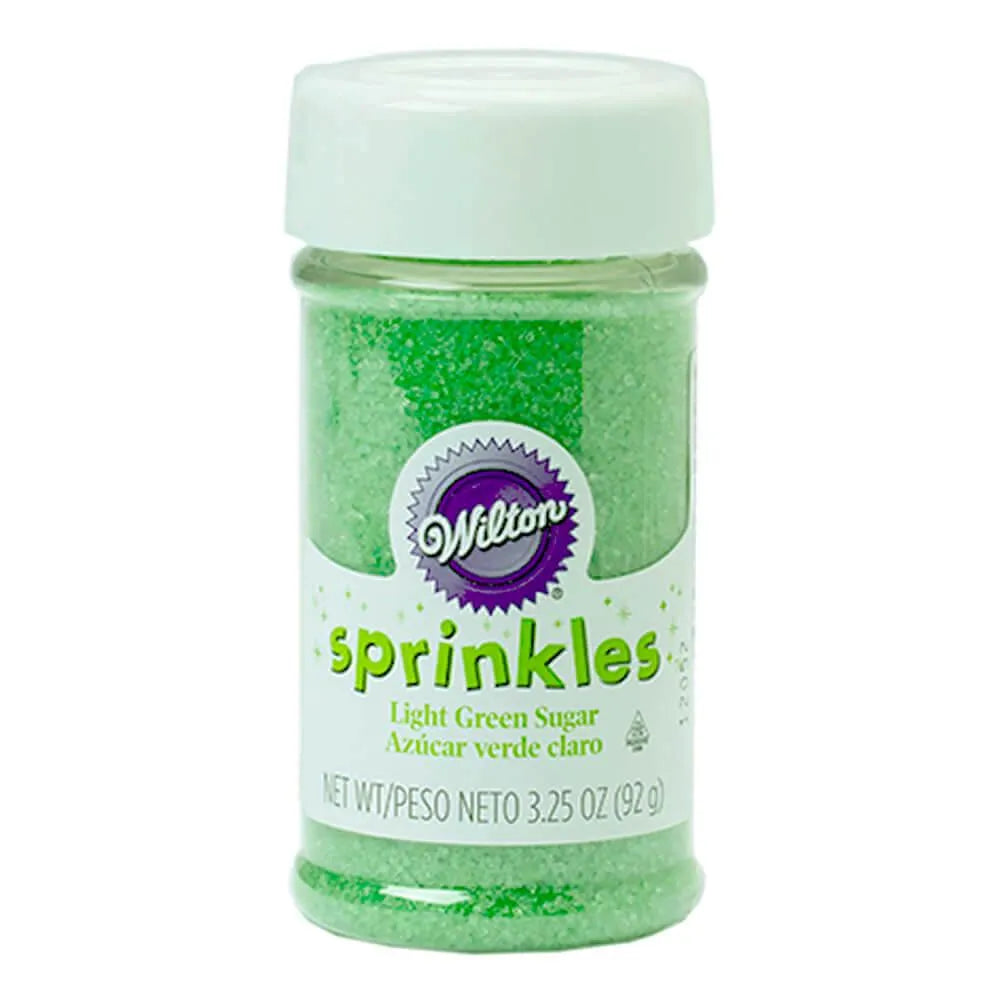 Light Green Colored Sugar: 3.25-Ounce Bottle