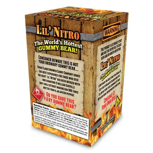 Lil Nitro World's Hottest Gummy Bear: 12-Piece Case