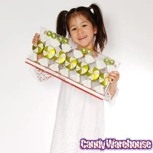 Lime Green Candy Ornaments 6-Foot Garland