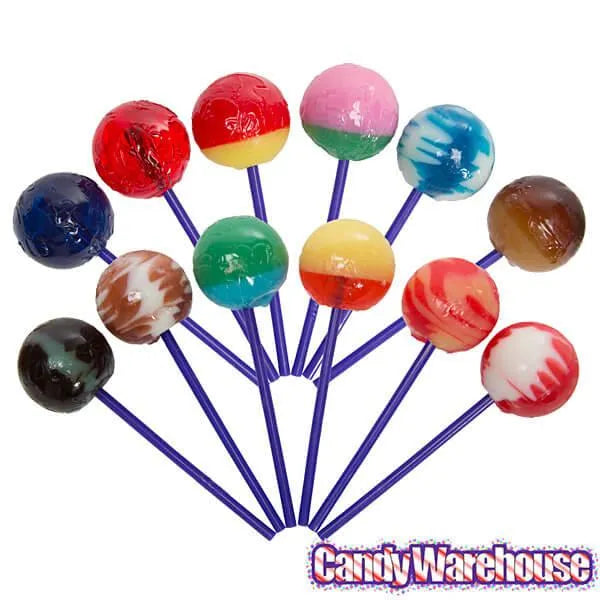 Linda's Lollies Gourmet Ball Lollipops: 24-Piece Display