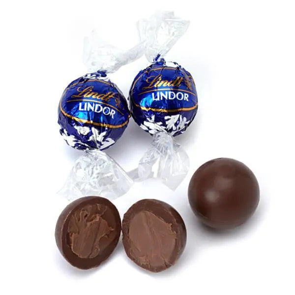 Lindt Chocolate Lindor Truffles - Dark Chocolate Bag: 6-Piece Case