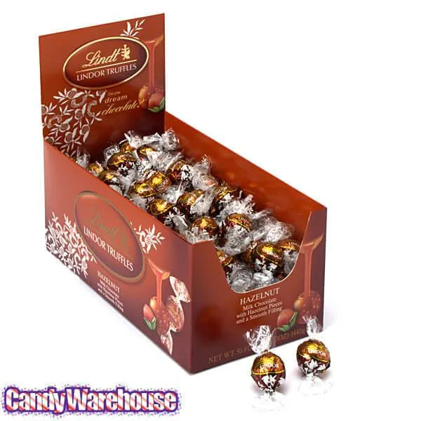 Lindt Chocolate Lindor Truffles - Hazelnut: 120-Piece Box