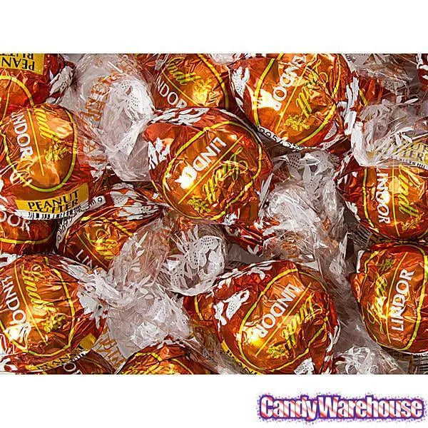 Lindt Chocolate Lindor Truffles - Peanut Butter: 60-Piece Box