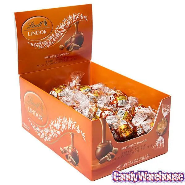 Lindt Chocolate Lindor Truffles - Peanut Butter: 60-Piece Box