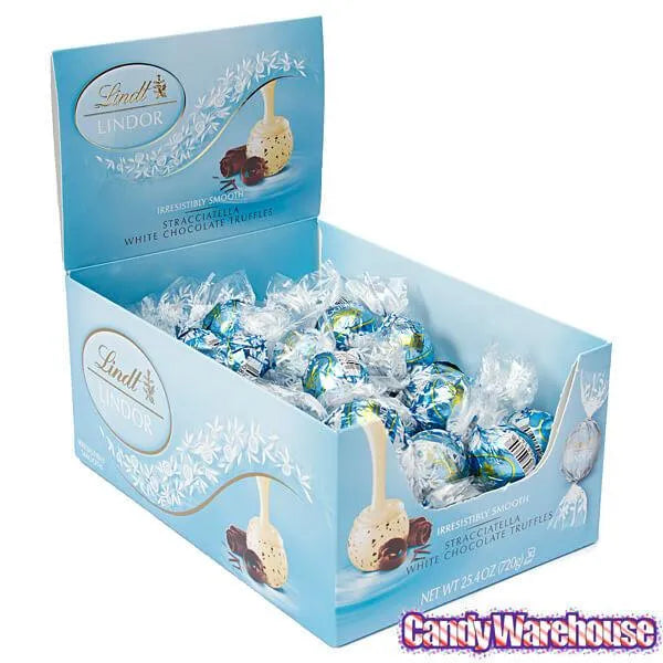 Lindt Chocolate Lindor Truffles - Stracciatella: 60-Piece Box