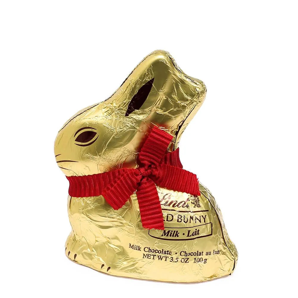 Lindt Gold Foiled 3.5-Ounce Milk Chocolate Easter Bunny