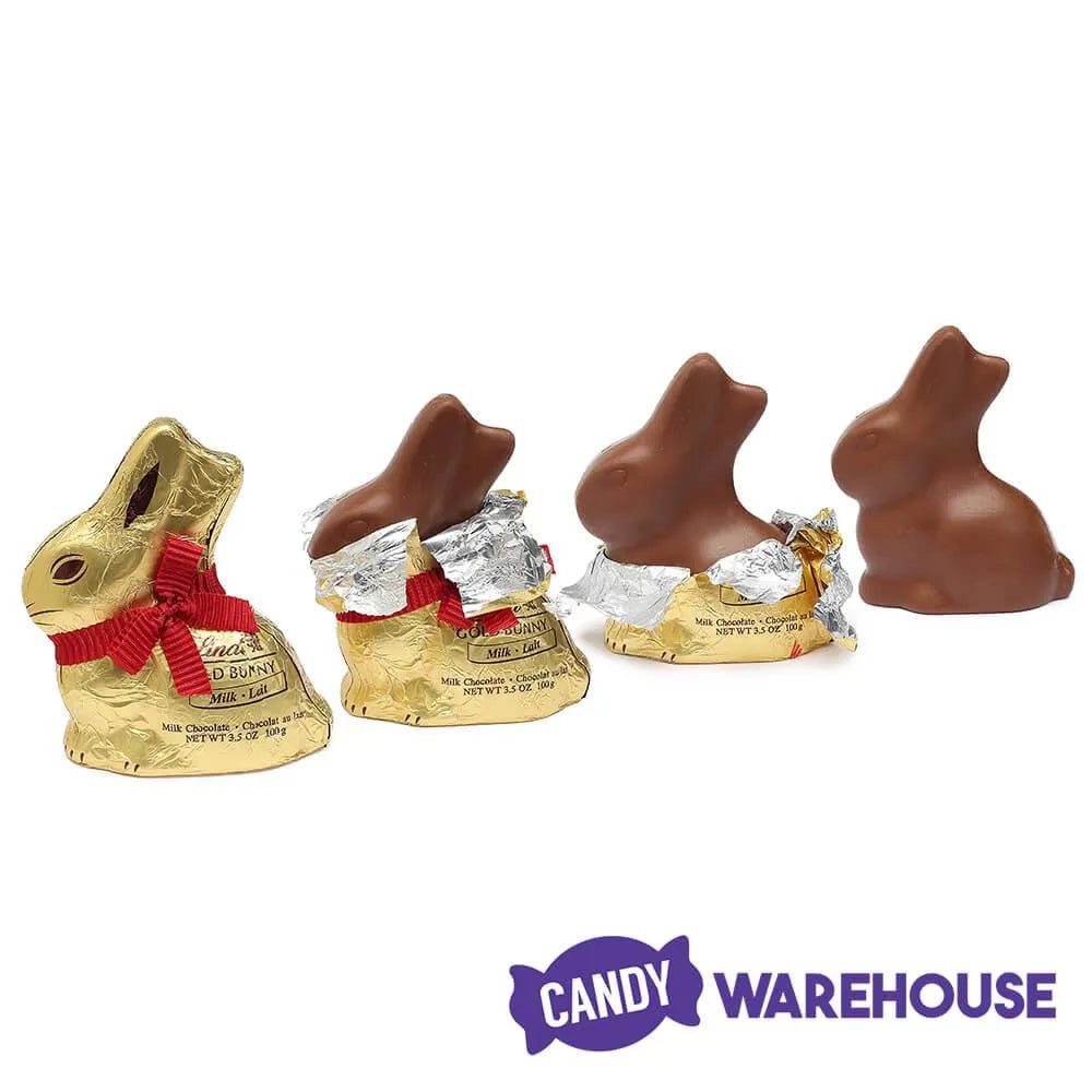 Lindt Gold Foiled 3.5-Ounce Milk Chocolate Easter Bunny