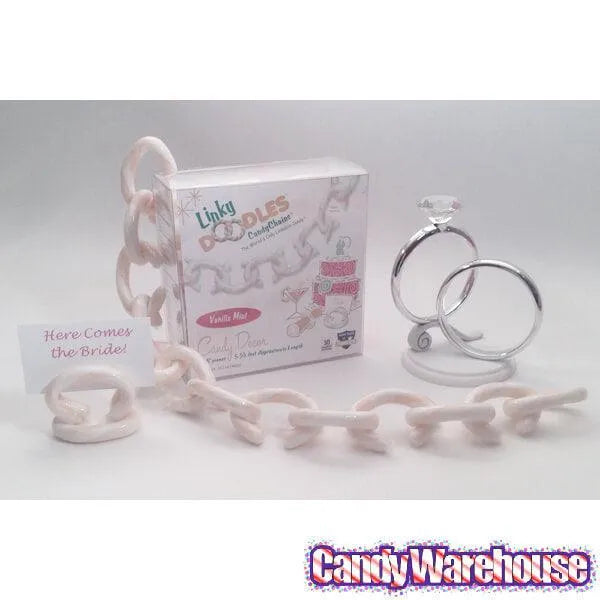 Linky Doodles Candy Chains - White: 28-Piece Box