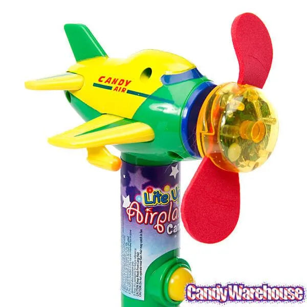 Lite-Up Airplane Fan Pops: 12-Piece Case