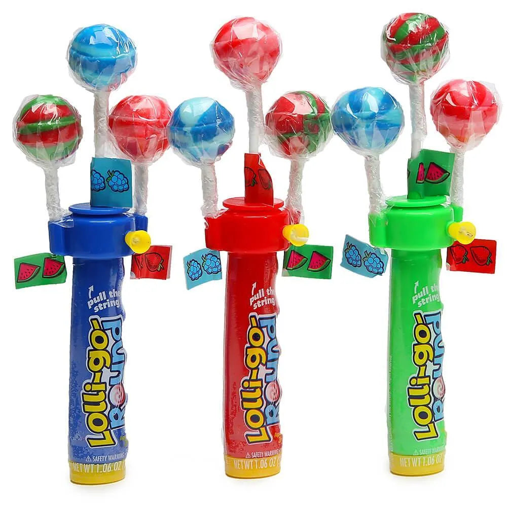 Lolli-go-Round Spinning Candy Lollipops: 12-Piece Display