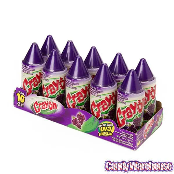 Lorena Candy Crayon - Grape: 10-Piece Pack