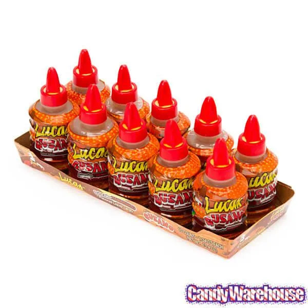 Lucas Gusano Candy - Tamarindo: 10-Piece Pack