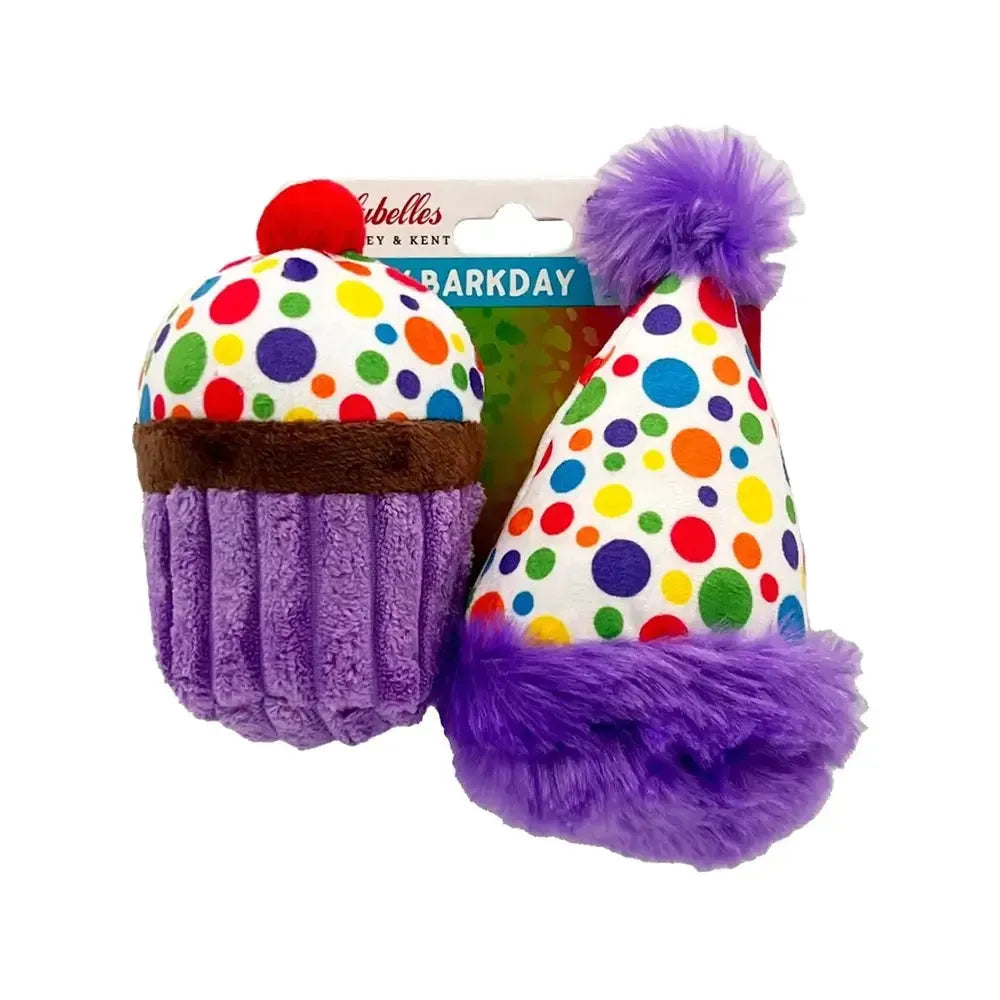 Lulubelle's Tiny Tuff It's My Barkday Dog Toy: 2-Piece Pack