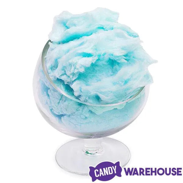 Lupy Lups Blue Cotton Candy .5-Ounce Packs - Blue Raspberry: 10-Piece Bag