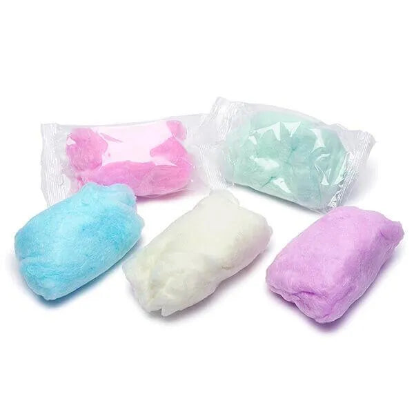 Lupy Lups Cotton Candy Mini 0.5-Ounce Packs - Assorted: 10-Piece Bag