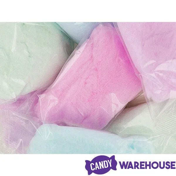 Lupy Lups Cotton Candy Mini 0.5-Ounce Packs - Assorted: 10-Piece Bag