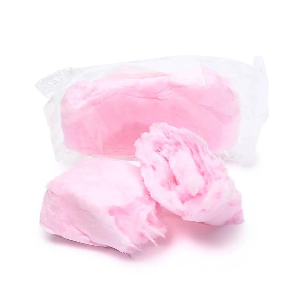 Lupy Lups Pink Cotton Candy 0.5-Ounce Packs - Strawberry: 10-Piece Bag