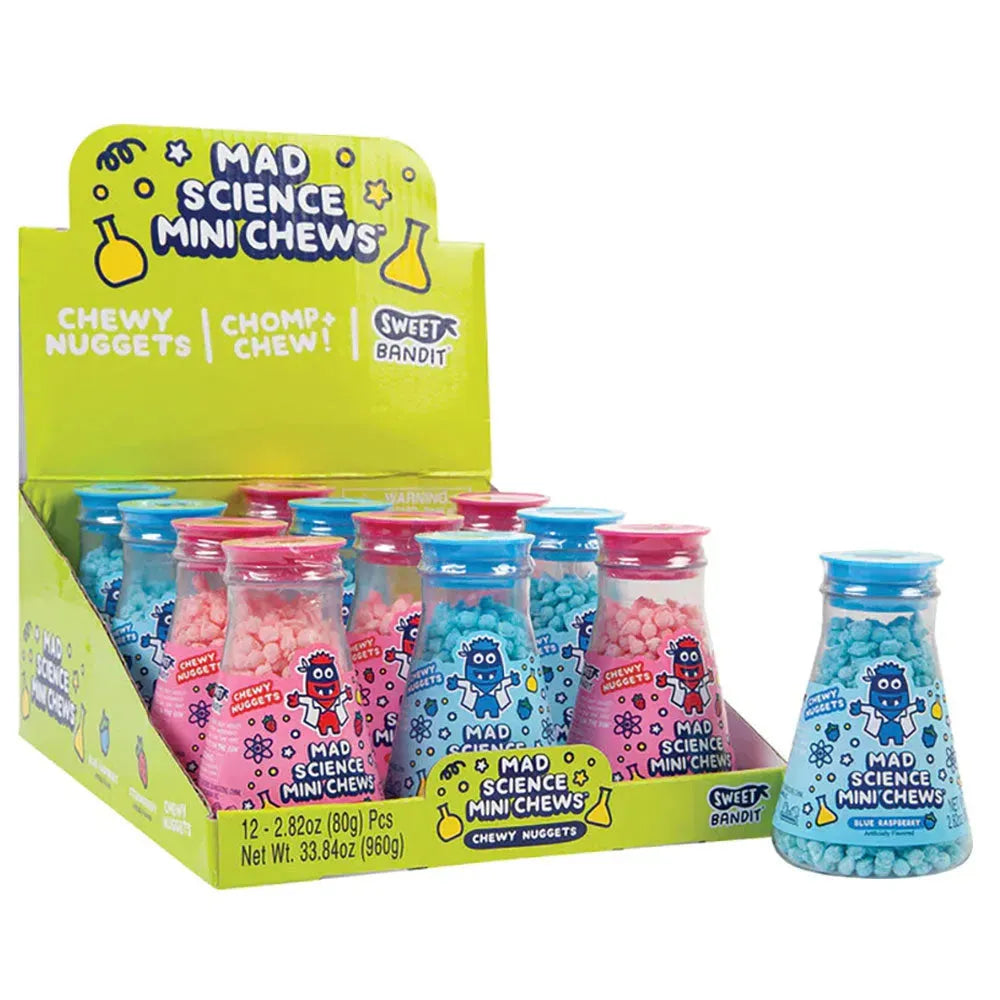 Mad Science Mini Chews Beakers: 12-Piece Box