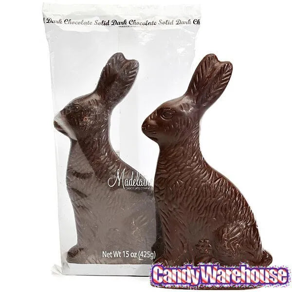 Madelaine Dark Chocolate 15-Ounce Easter Bunny