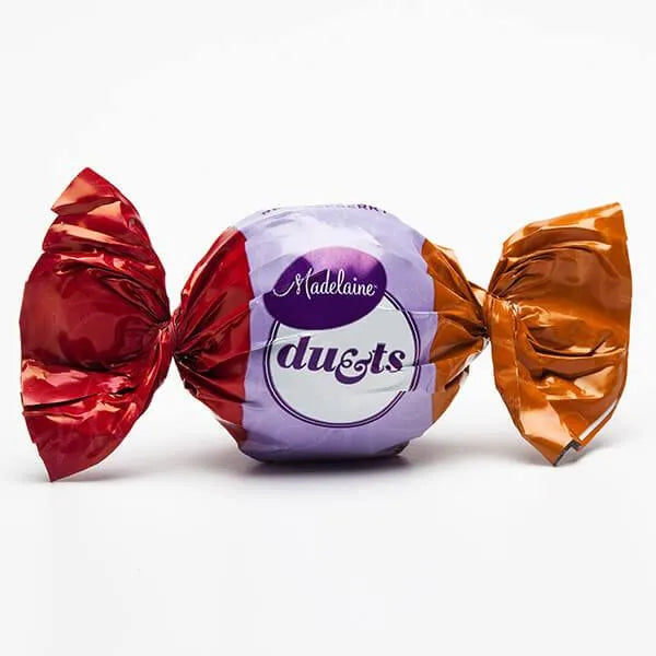 Madelaine Duets Peanut Butter & Raspberry Filled Chocolate Truffles: 40-Piece Box