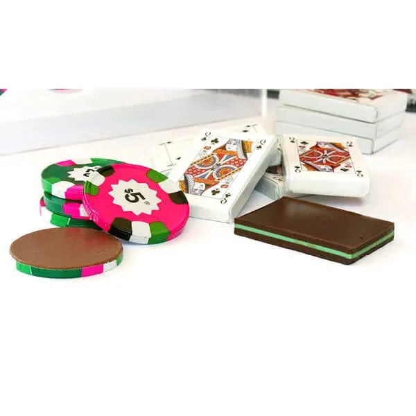 Madelaine Foiled Chocolate Poker Playing Cards: 16-Piece Pack