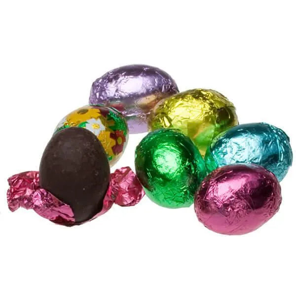 Madelaine Foiled Gourmet Chocolate Easter Eggs - Dark: 5LB Bag