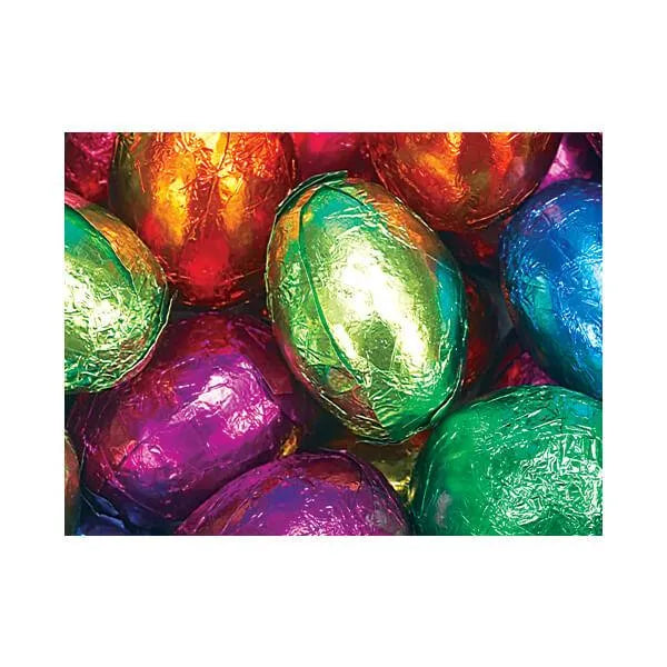 Madelaine Foiled Gourmet Chocolate Easter Eggs - Dark: 5LB Bag