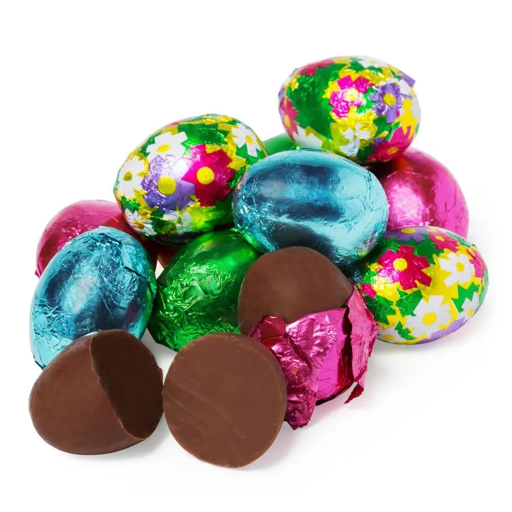 Madelaine Foiled Gourmet Chocolate Easter Eggs - Milk: 5LB Bag