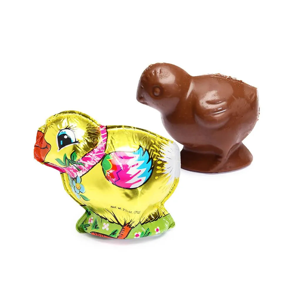 Madelaine Foiled Milk Chocolate 2.5-Ounce Easter Chick