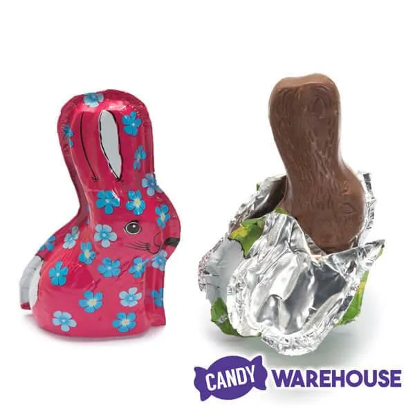 Madelaine Foiled Milk Chocolate 3/4-Ounce Fancy Easter Bunnies: 24-Piece Display