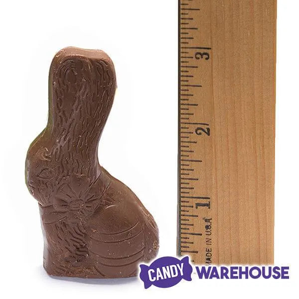 Madelaine Foiled Milk Chocolate 3/4-Ounce Fancy Easter Bunnies: 24-Piece Display