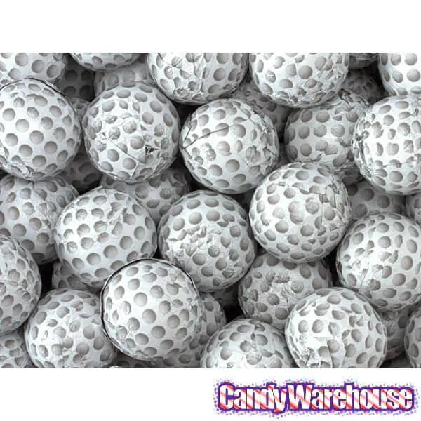 Madelaine Foiled Milk Chocolate Golf Balls: 5LB Bag