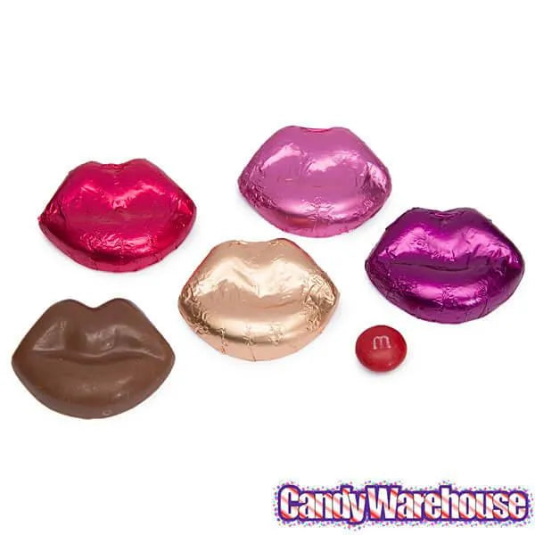 Madelaine Foiled Milk Chocolate Lips Assortment: 5LB Box