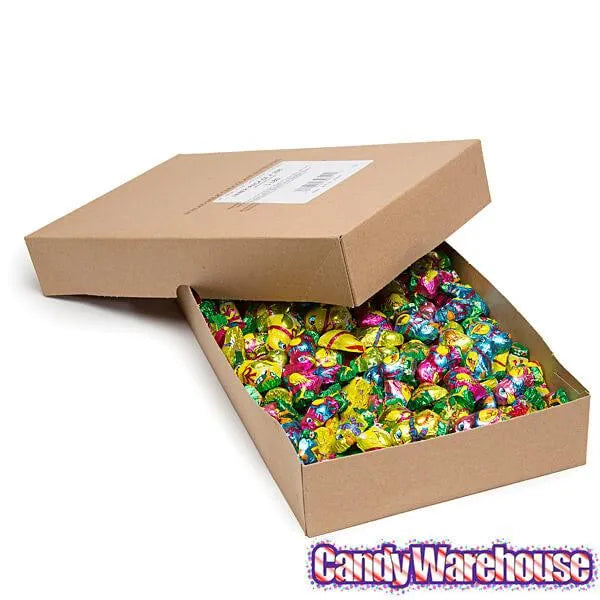 Madelaine Foiled Milk Chocolate Mini Easter Chicks: 5LB Box