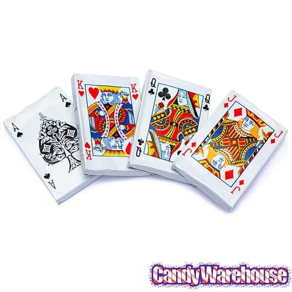 Madelaine Foiled Milk Chocolate Playing Cards Assortment: 2.5LB Box