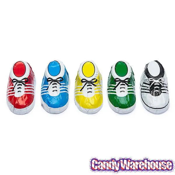 Madelaine Foiled Milk Chocolate Sneakers Candy: 64-Piece Box