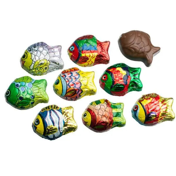 Madelaine Foiled Milk Chocolate Tropical Fish: 5LB Bag