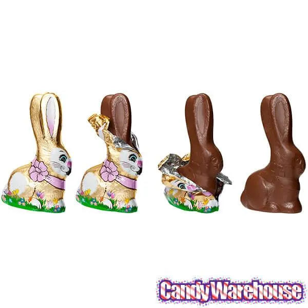 Madelaine Giant Foiled Semi Solid 16-Ounce Chocolate Easter Bunny