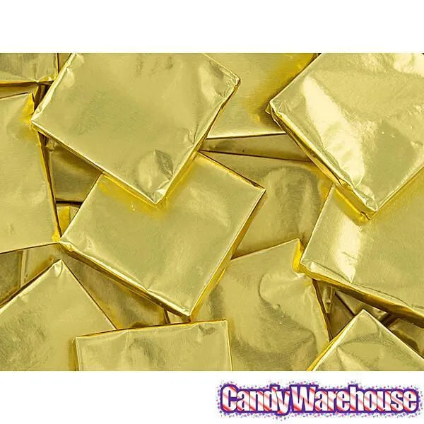 Madelaine Gold Foiled Mint Truffle Dark Chocolate Squares: 5LB Box