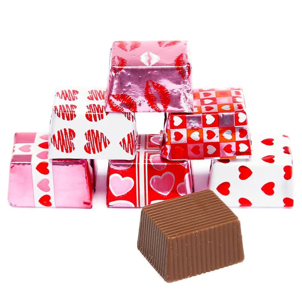 Madelaine Valentine Foiled Milk Chocolate Presents: 5LB Bag