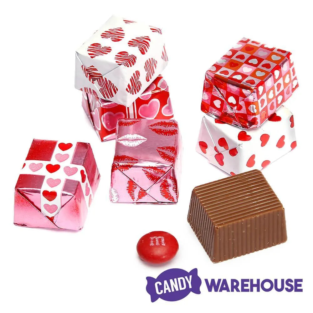 Madelaine Valentine Foiled Milk Chocolate Presents: 5LB Bag