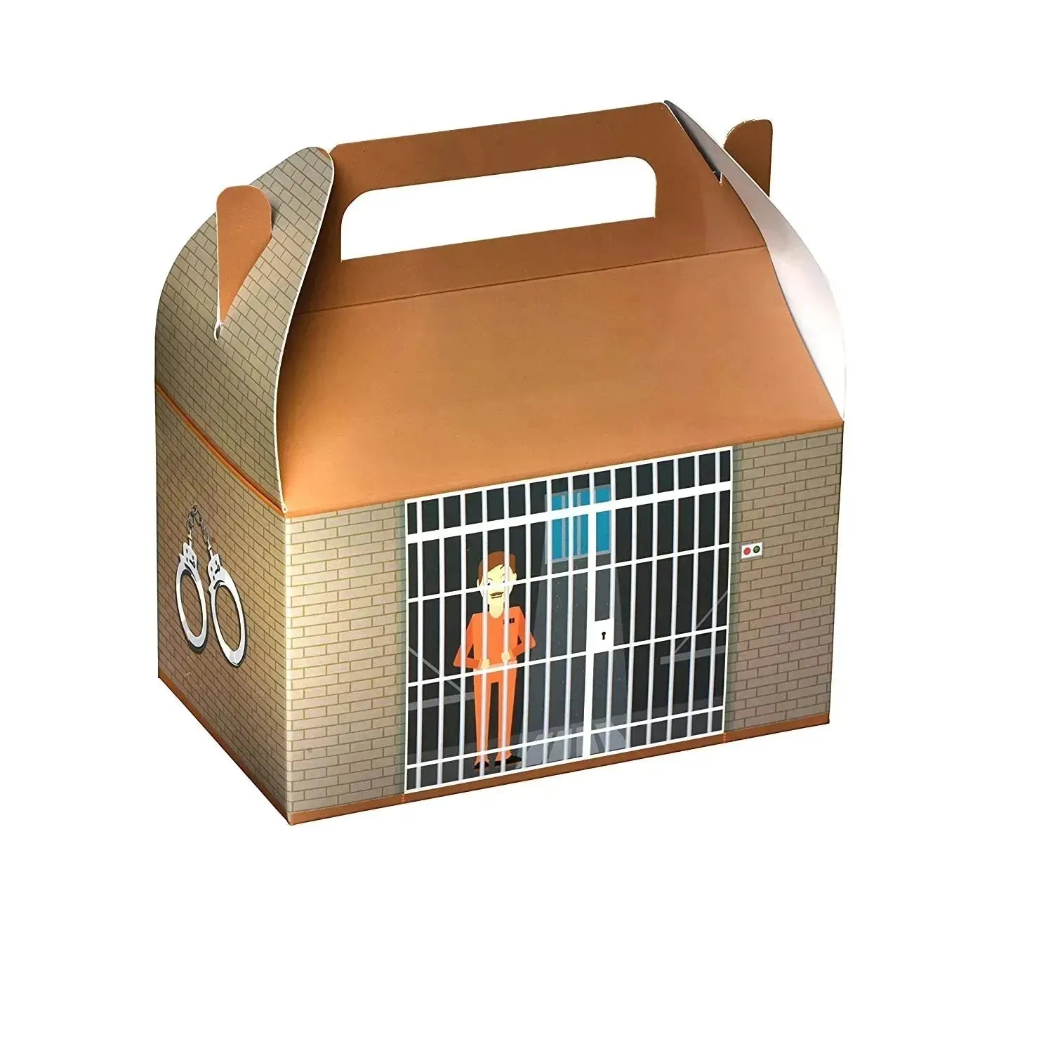 Prison Paper Treat Boxes 20 Pack 6.25" X 3.75" X 3.5"