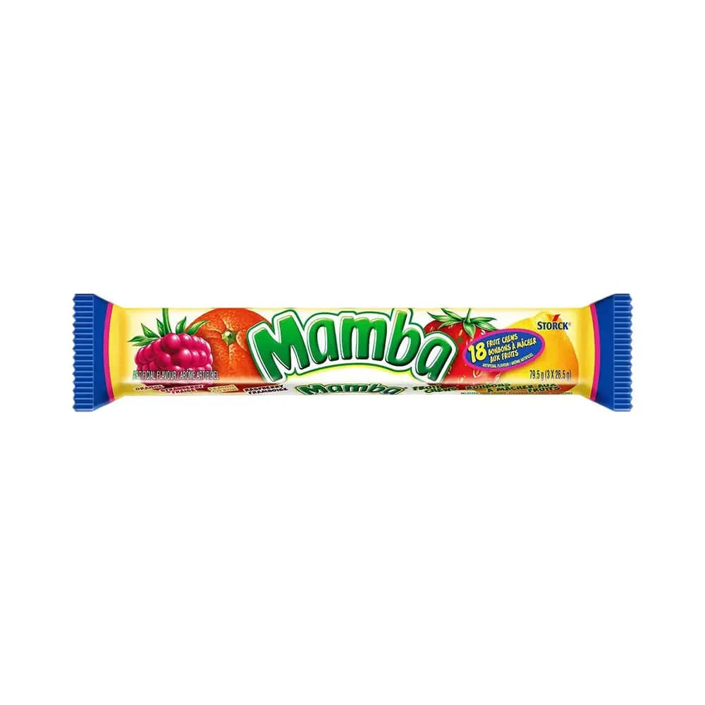 Mamba Fruit Chews Candy Bars - Original: 24-Piece Box