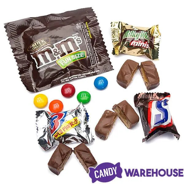 M&M-Mars Chocolate Halloween Candy Assortment: 85-Piece Pumpkin Bowl