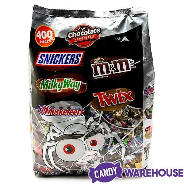 M&M-Mars Halloween Chocolate Candy Assortment: 375-Piece Bag