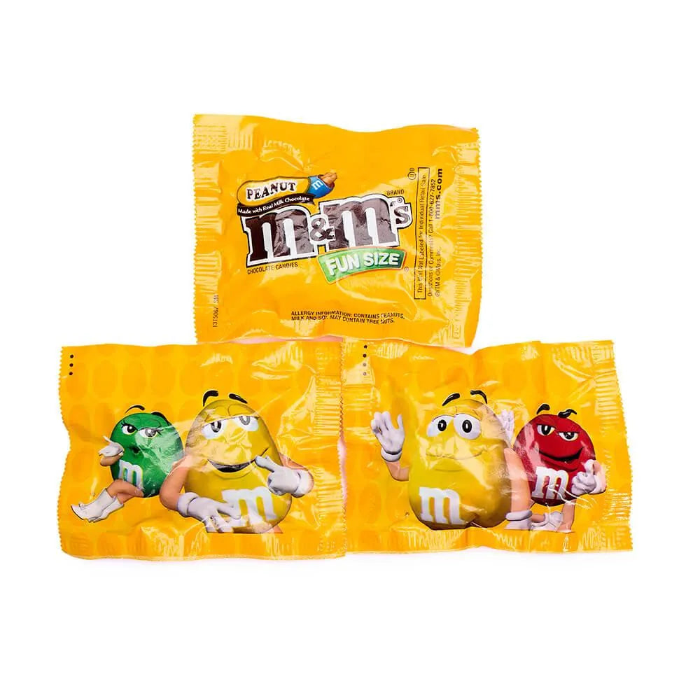 M&M's Candy Fun Size Packs - Peanut: 5LB Bag