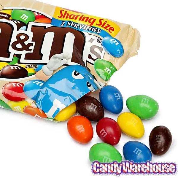 M&M's Candy King Size Packs - Almond: 18-Piece Box