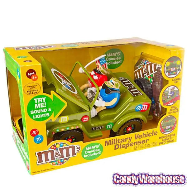 M&M's Candy Military Jeep Toy