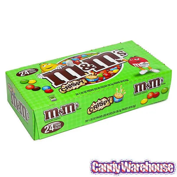 M&M's Candy Packets - Crispy: 24-Piece Box